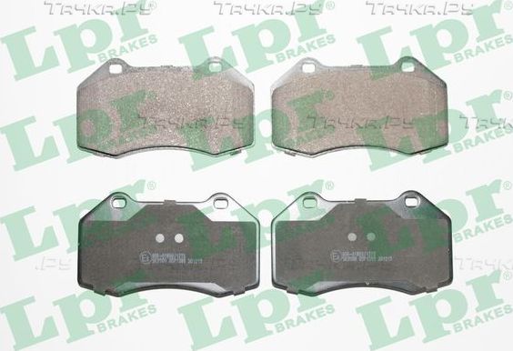 Тормозные колодки LPR передние для Renault Megane III 2009-2016. Артикул 05P1389