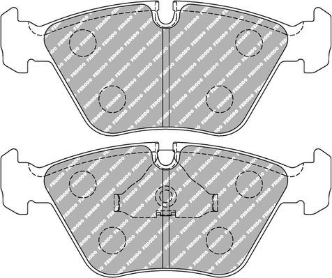 Тормозные колодки FERODO RACING DS3000 для BMW Z3 I 1997-2003. Артикул FCP779R