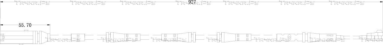 Датчик износа тормозных колодок  Trialli задний для BMW 8 II (G14/G15/G16) 2019-2026. Артикул PFS 4012