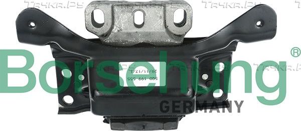 Подушка (опора) двигателя Borsehung левая для Skoda Superb III 2015-2026. Артикул B18516