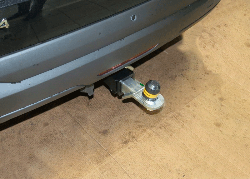 Фаркоп Мотодор оцинкованный для Chery Tiggo 4 I рестайлинг 2 2024-2026. Американский квадрат.. Артикул 99023-E