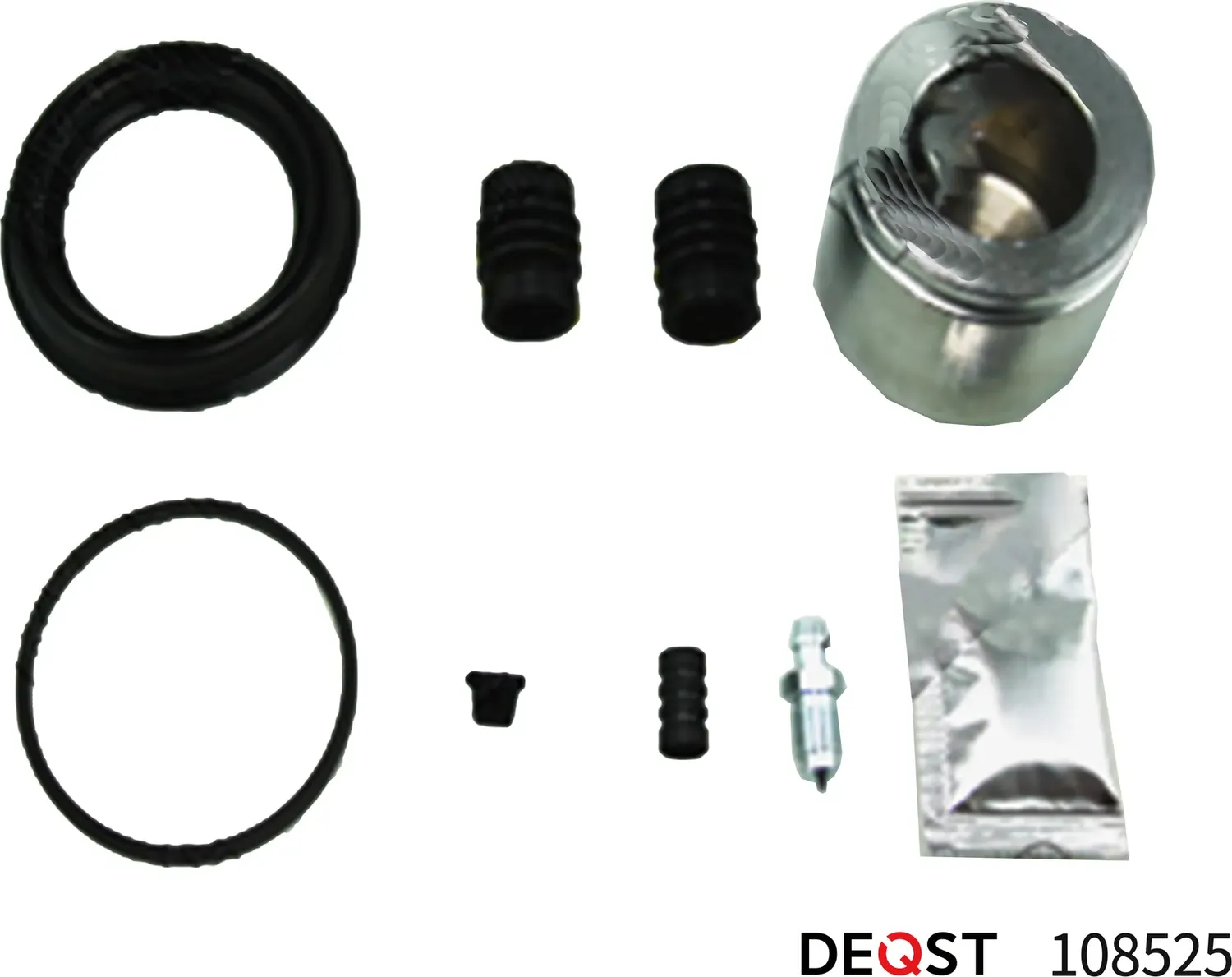 Ремкомплект тормозного суппорта переднего (для поршня O 60mm, суппорт Mando). Пр (Deqst). Артикул 108525