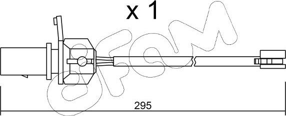 Датчик износа тормозных колодок  Metelli. Артикул SU.331