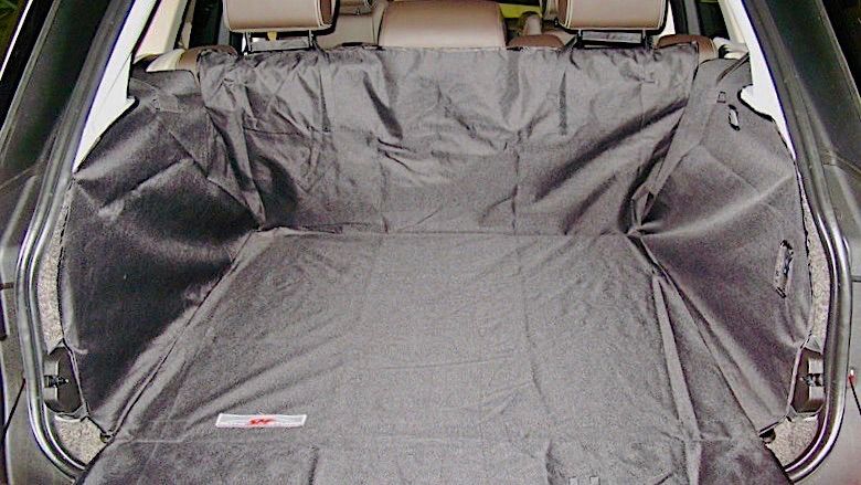 Защитный чехол AUTOSMSTUDIO "Standart" в багажник автомобиля для Land Rover Range Rover Sport II 2013-2021, черный. Артикул TP-LRRSPORT-STD-BL