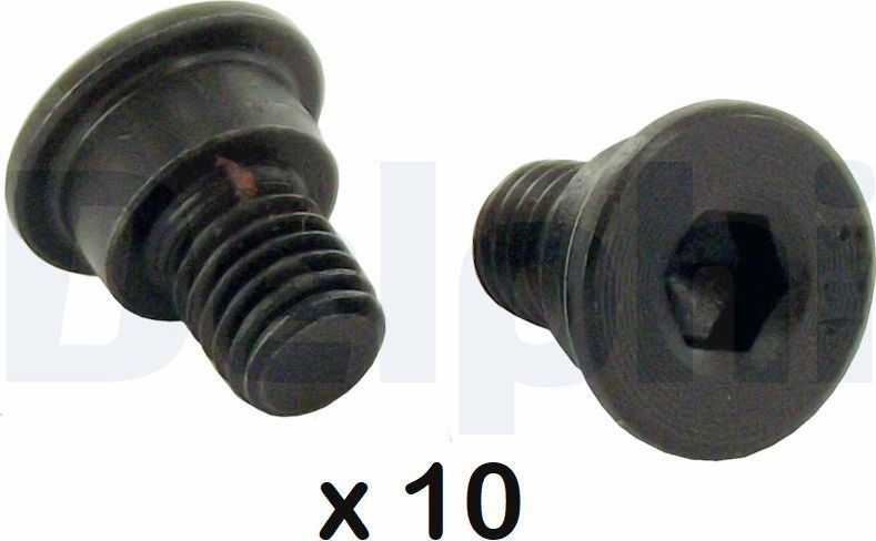 Болт крепежный тормозного диска (m8x1,25 упаковка 10 штук) Delphi. Артикул BGK005