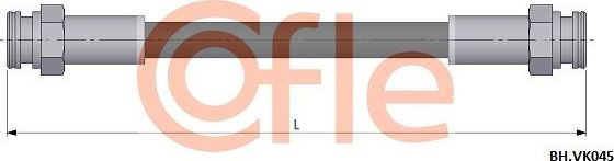 Тормозной шланг Cofle. Артикул 92.BH.VK045