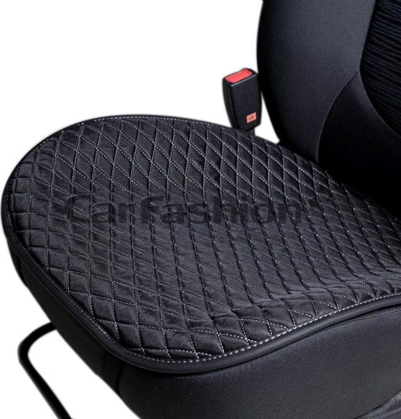 Накидки универсальные CarFashion Palermo Mini на передние сидения авто, цвет Черный/Бежевый/Черный. Артикул 23044