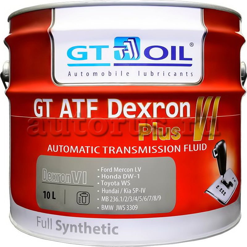 Масло транс. GT ATF Dexron VI Plus  10 л (GT OIL). Артикул 8809059408643