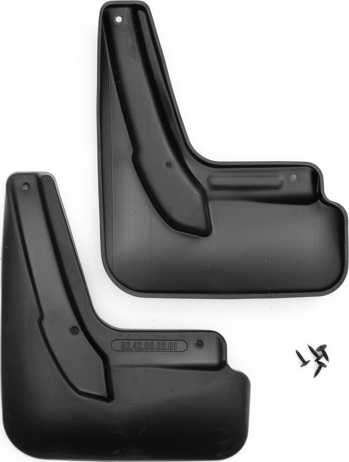 Брызговики Frosch (в коробке) задняя пара для Lada Largus Cross 2019-2026 в пакете. Артикул NLF.52.42.E12