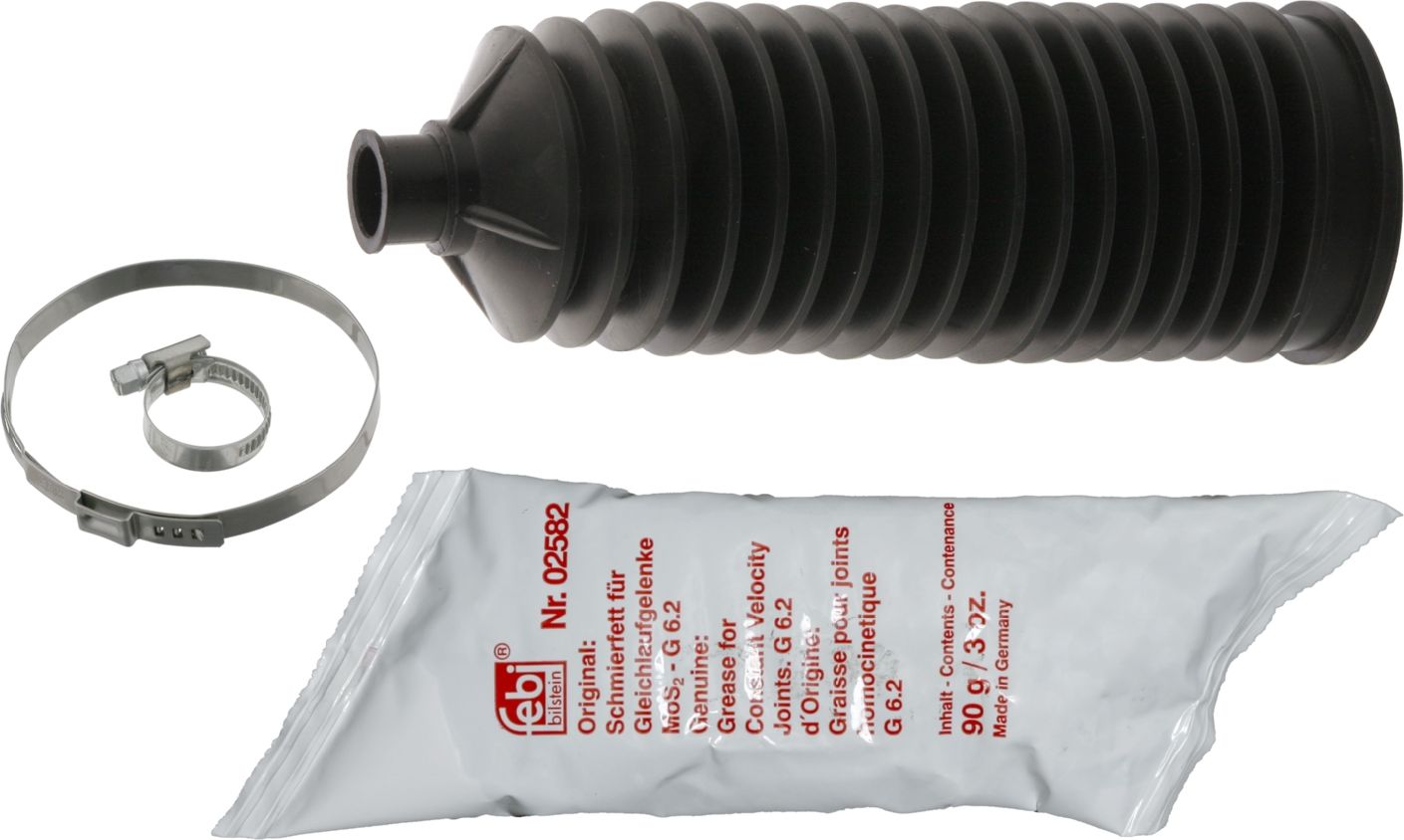 Пыльник рулевой рейки (комплект) Febi Bilstein (резина). Артикул 36515