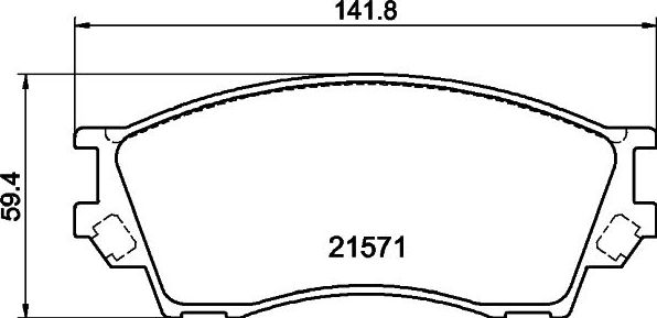 Тормозные колодки Hella Pagid. Артикул 8DB 355 017-091
