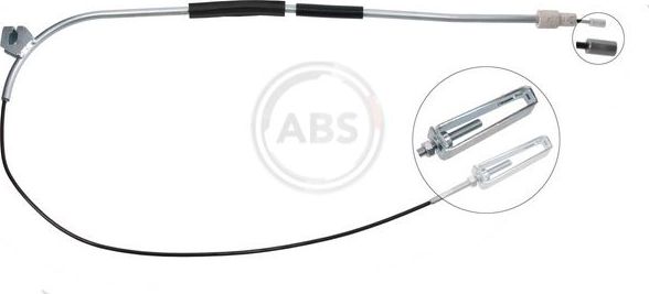 Трос ручника (тросик ручного тормоза) ABS передний для Mercedes-Benz A-Класс I (W168) 1997-2004. Артикул K12311