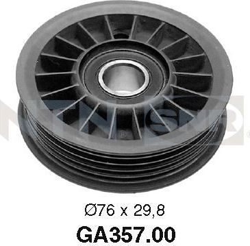 Натяжной ролик (натяжитель) приводного поликлинового ремня NTN / SNR. Артикул GA357.00