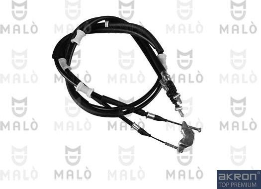 Трос ручника (тросик ручного тормоза) Malò. Артикул 26431