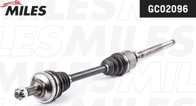 Полуось (привод в сборе, приводной вал) Miles передняя правая для Peugeot 406 I 1995-2004. Артикул GC02096