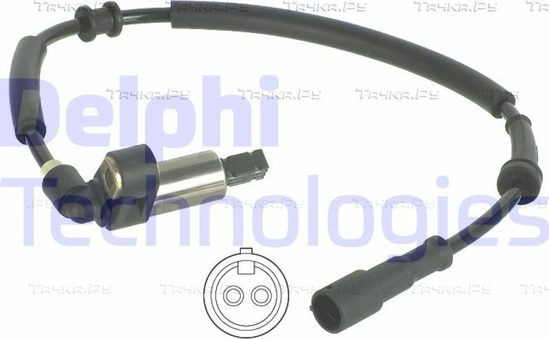 Датчик ABS Delphi задний задний правый для Renault Megane IV 2010-2026. Артикул SS20146