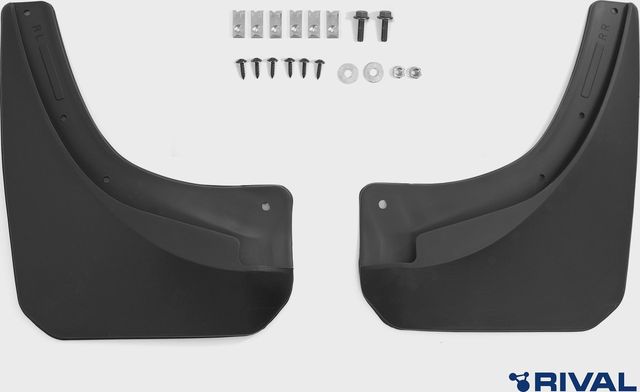 Брызговики Rival задняя пара для Jetour T2 2024-2026. Артикул 20604002