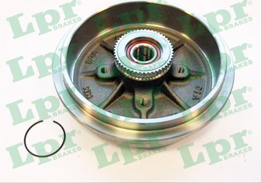 Тормозной барабан LPR задний для Citroen Saxo 1996-2004. Артикул 7D0472CA