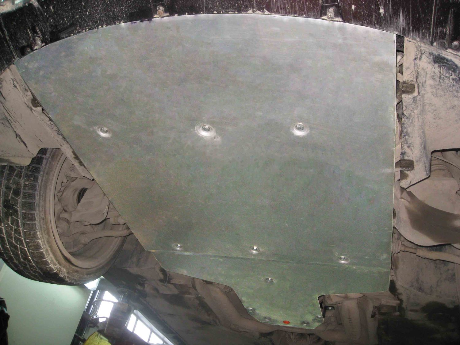 Защита алюминиевая Alfeco для картера и КПП Porsche Panamera I 2009-2016 (2 части). Артикул ALF.50.05al