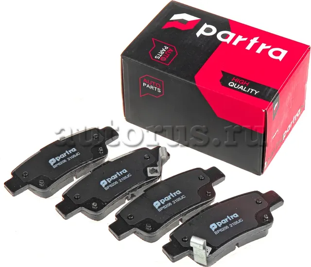 Колодки тормозные дисковые | перед прав/лев | (Partra) Partra. Артикул BP6206