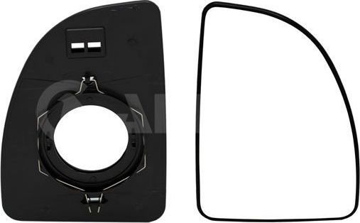 Зеркальное стекло бокового зеркала Alkar правое для Peugeot Boxer II (244) 2001-2006. Артикул 6402921