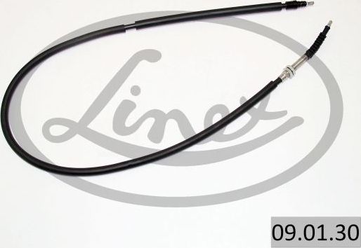 Трос ручника (тросик ручного тормоза) Linex. Артикул 09.01.30