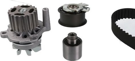 Помпа (водяной насос) с комплектом ремня ГРМ Graf для Volkswagen Golf Plus I 2005-2008. Артикул KP1355-2