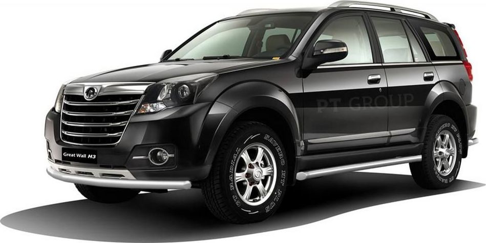 Защита PT Group переднего бампера одинарная d63 (НПС) для Great Wall Hover H3 2017-2026. Артикул 13030103