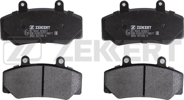 Тормозные колодки Zekkert передние для Volvo 960 I 1990-1996. Артикул BS-3004