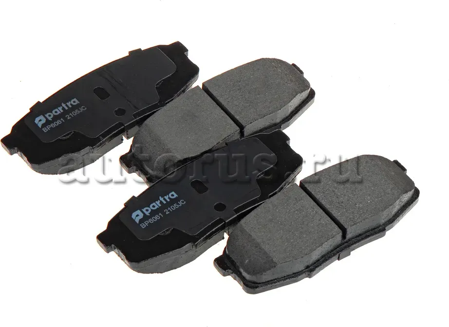 Колодки тормозные дисковые | зад прав/лев | (Partra) Partra. Артикул BP6061