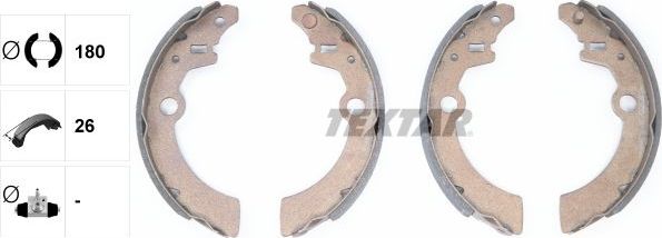 Тормозные колодки Textar. Артикул 91058500