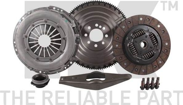 Сцепление (комплект) NK 4 in 1 kit (3 in 1 kit + Rigid Flywheel). Артикул 132597