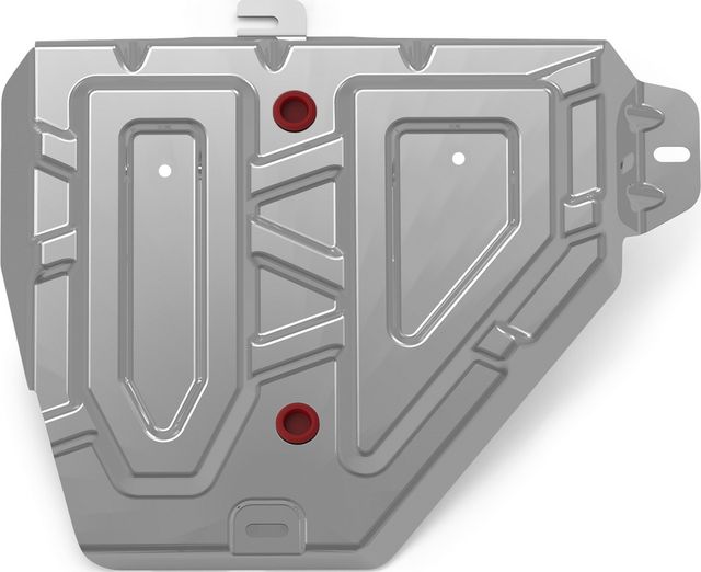 Защита алюминиевая АвтоБроня для топливного бака Hyundai Creta II 2021-2026. Артикул 333.02365.1