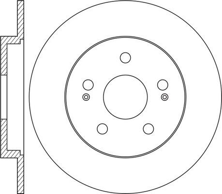 Тормозной диск NiBK. Артикул RN1567DSET