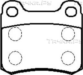 Тормозные колодки HSB. Артикул HP5029