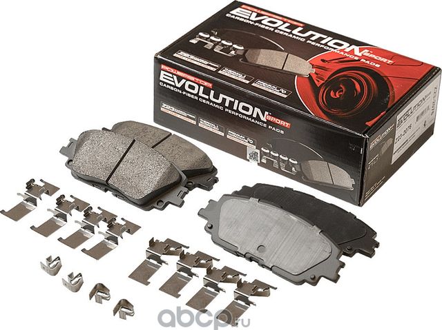 Передние керамические колодки Evolution Sport Z23 PowerStop 23-2076. Артикул 232076
