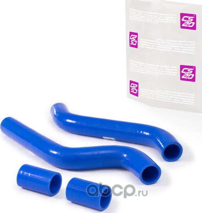 Патрубок ВАЗ-2108 радиатора комплект силикон 4шт. Profi CS-20 CS-20. Артикул 06497