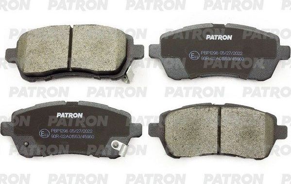 Тормозные колодки Patron. Артикул PBP1296