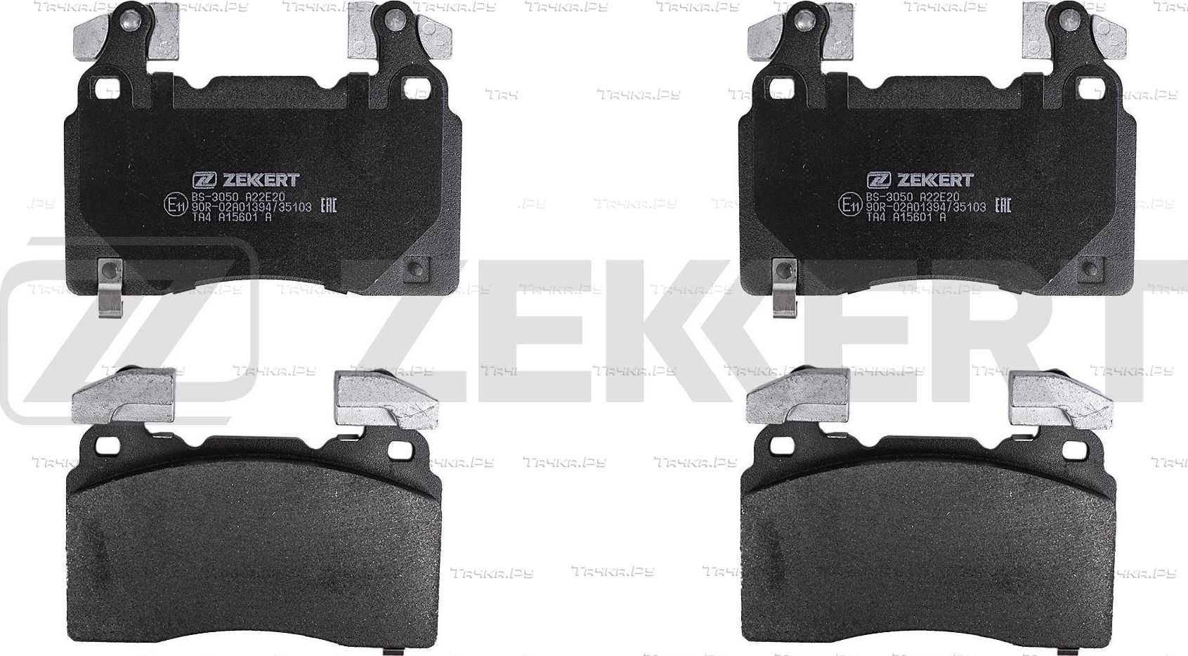 Тормозные колодки Zekkert передние для Opel Insignia II 2017-2026. Артикул BS-3050
