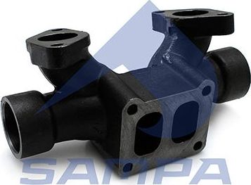 Выпускной коллектор Sampa для Scania R 2004-2015. Артикул 043.263