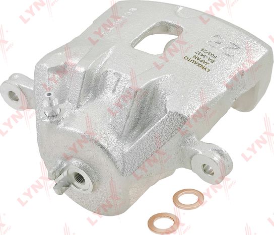 Тормозной суппорт LYNXauto передний левый для Hyundai Tucson I 2004-2010. Артикул BA-3437