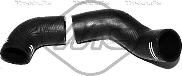 Патрубок интеркулера Metalcaucho. Артикул 09443