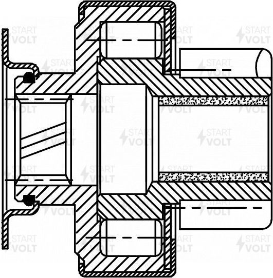 Бендикс стартера StartVOLT. Артикул VCS 1510