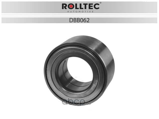 Подшипник ступицы колеса переднего, шариковый (Rolltec). Артикул DBB062