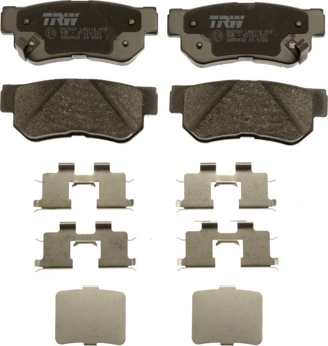 Тормозные колодки TRW. Артикул GDB3432