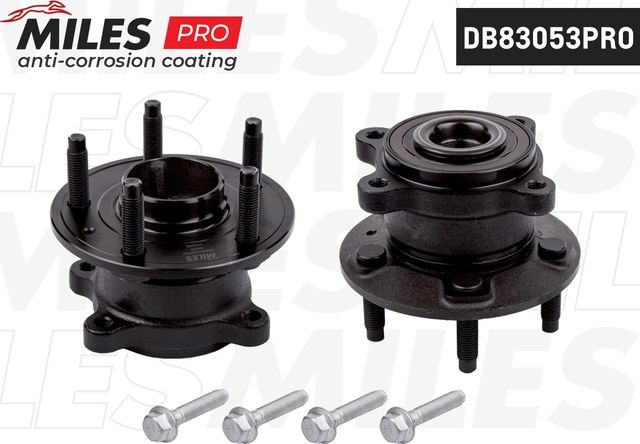Ступица с подшипником задняя (серия PRO с антикоррозийным покрытием) (5 шпилек) (Miles). Артикул DB83053PRO