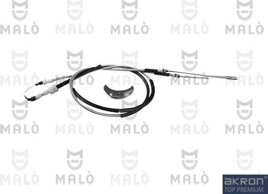 Трос ручника (тросик ручного тормоза) Malò. Артикул 21339