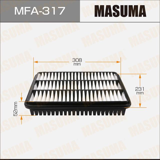 Воздушный фильтр Masuma. Артикул MFA-317
