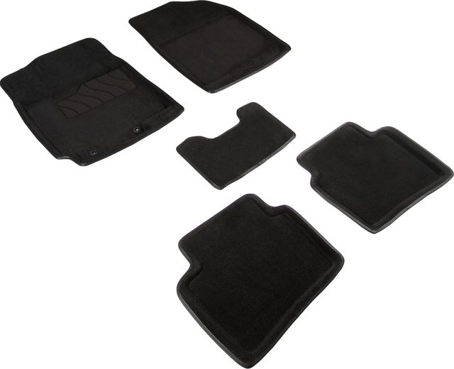 Коврики Seintex 3D ворсовые для салона Hyundai Solaris 2010-2013. Артикул 83436