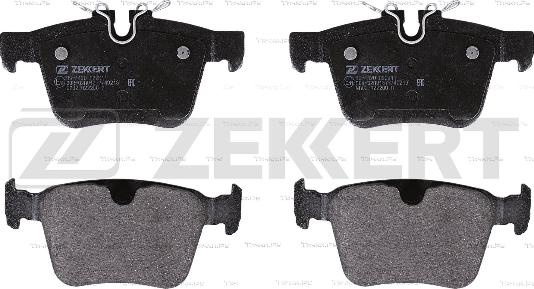 Тормозные колодки Zekkert задние для Volvo V60 II 2018-2026. Артикул BS-1420